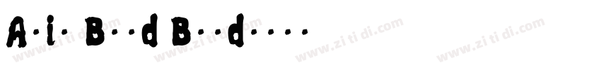 Amin Bold Bold字体转换